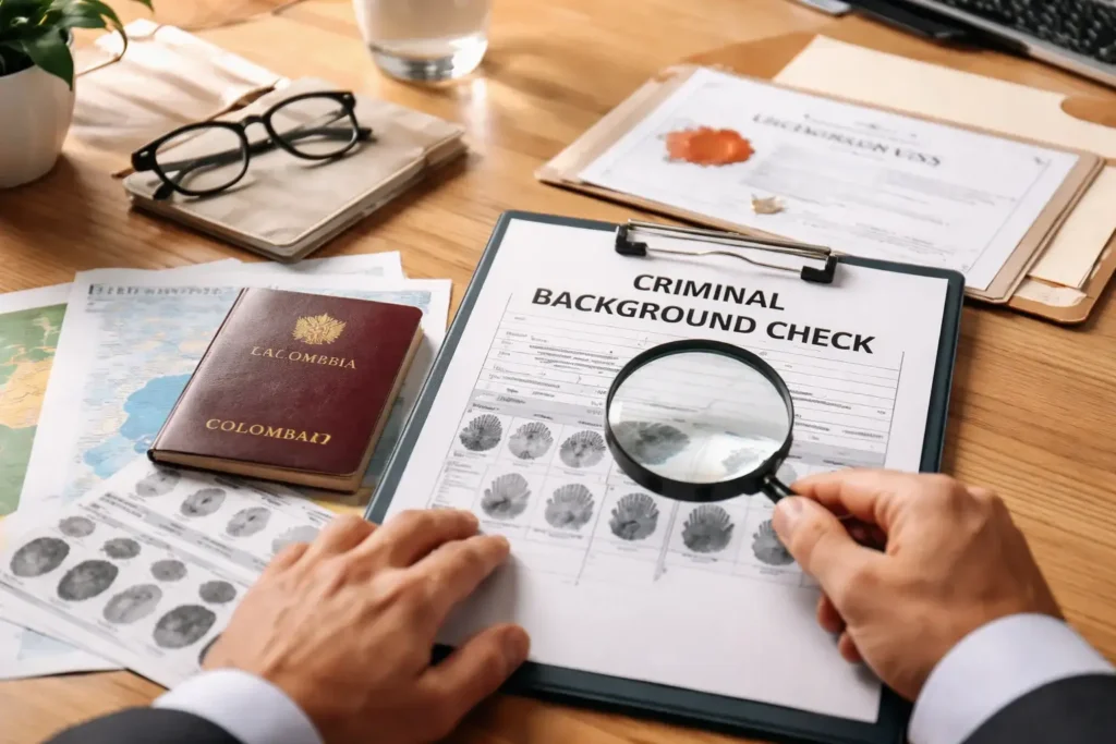 Secure your residency with professional Criminal Background Checks for Colombia Visas, ensuring all judicial records meet current apostille and 90-day validity requirements.